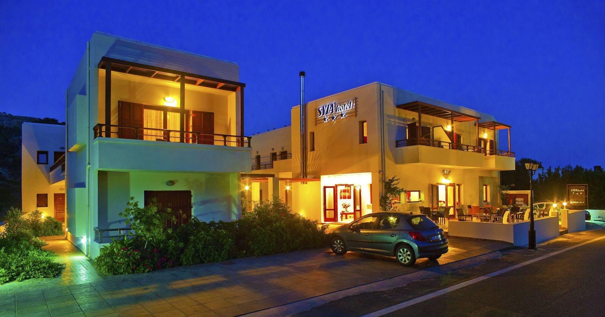 Syia Hotel Sougia Exteriör bild